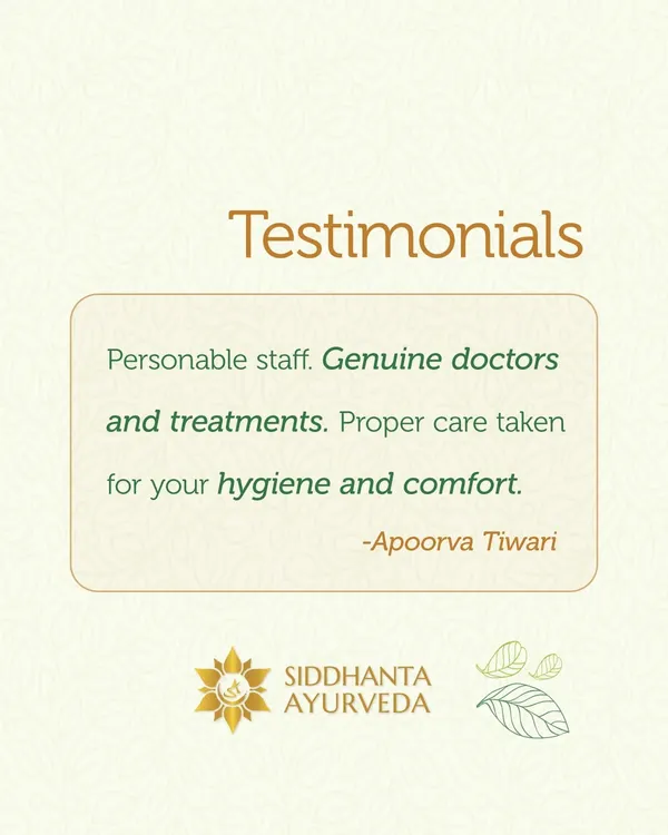This testimonial from Apoorva Tiwari highlights my commitment to genuine care, personable staff, and maintaining high standards of hygiene and comfort for every patient.