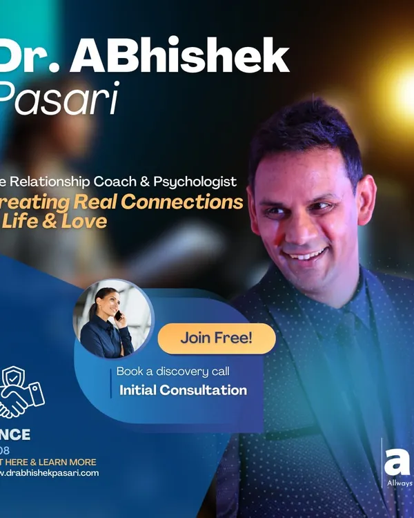 My work as a life and relationship coach is about creating real, lasting connections in life and love. This graphic invites you to book a free initial consultation to discover how we can work together to heal and strengthen your relationships.
