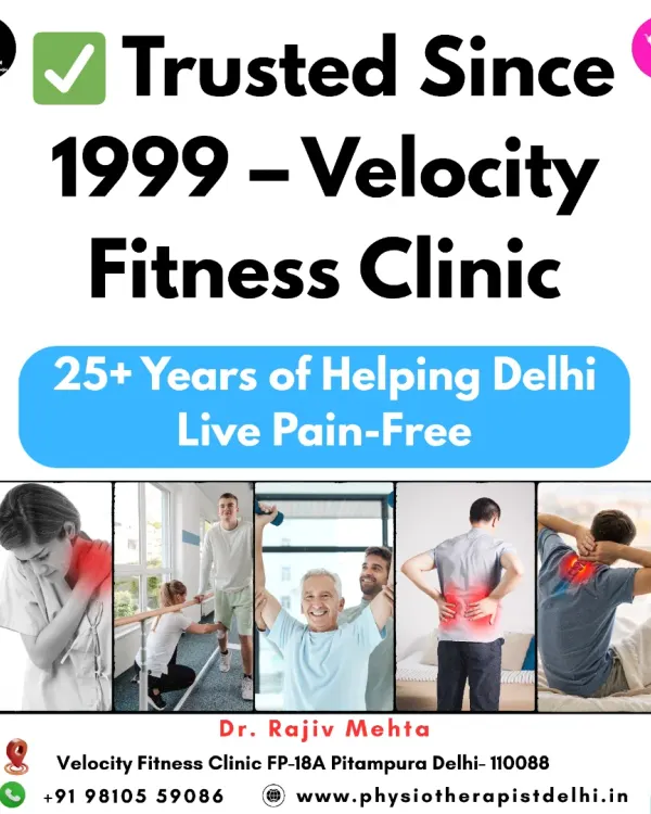 Trusted since 1999. With over 25 years of experience, I have been committed to helping the people of Delhi live pain-free and active lives.