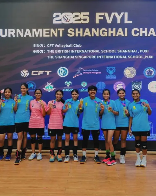 We did it. This is the moment we were crowned champions of the 2025 Shanghai Tournament. The joy and pride on our team's faces say it all.