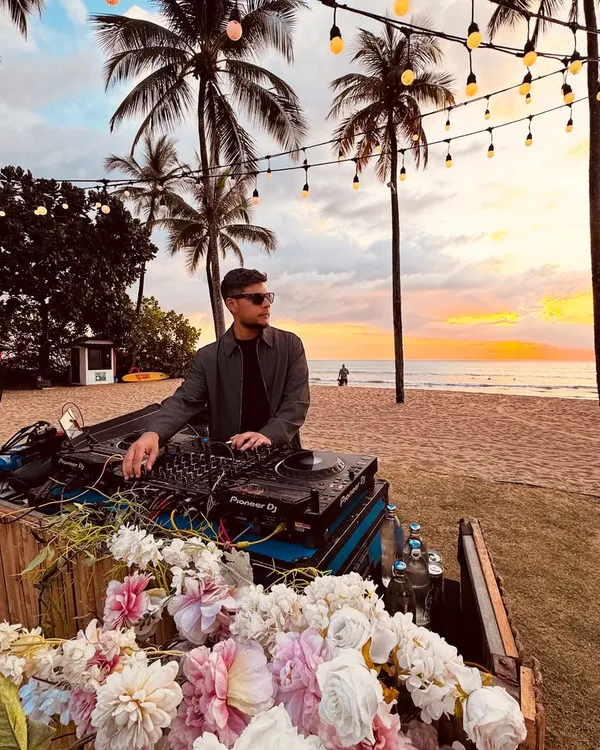 There's nothing like a sunset set. DJing on the beach as the sun goes down is a perfect example of the unique, atmospheric experiences I can create for special events.