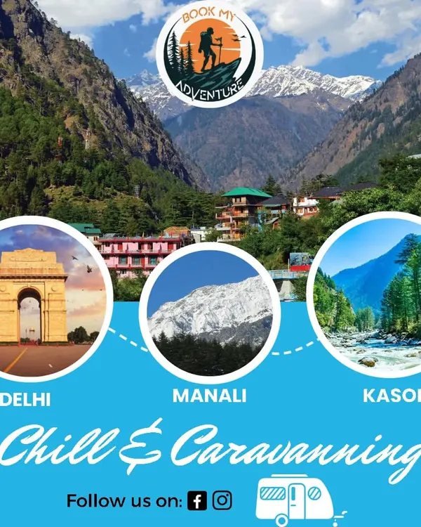 Chill and caravan with us on a trip from Delhi to the mountains. This route covers the popular destinations of Manali and Kasol.