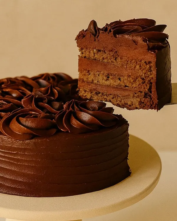 Our star gluten-free offering. This decadent chocolate cake is made with almond flour, making it incredibly moist and rich. We've perfected this recipe so you don't have to compromise on taste.