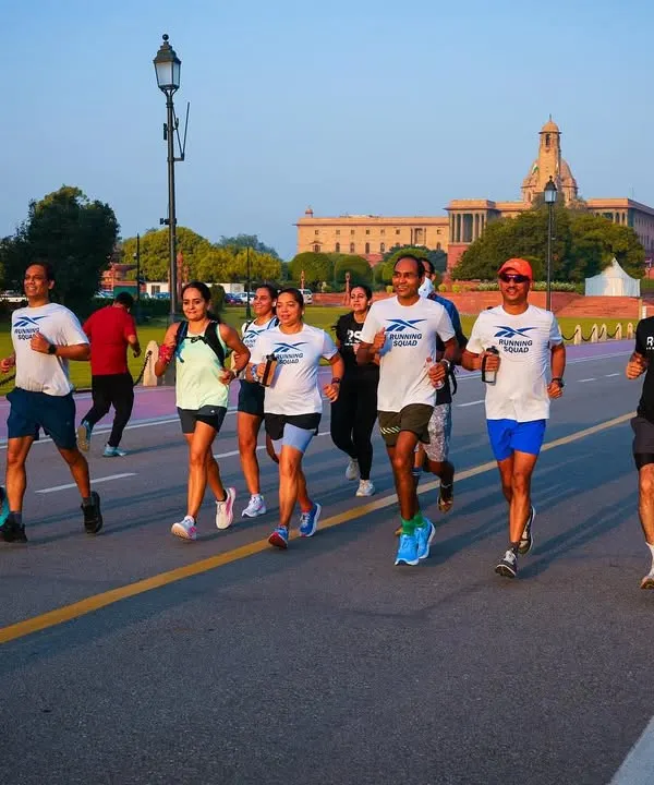 A beautiful Sunday morning run with the squad against the backdrop of Rashtrapati Bhavan. We make the most of our city's iconic routes, turning every run into a memorable experience.