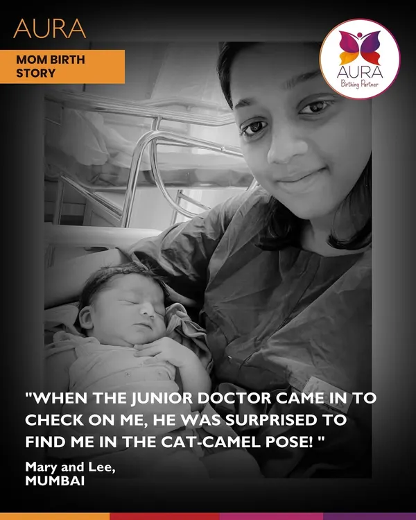 "When the junior doctor came in to check on me, he was surprised to find me in the cat-camel pose!" This quote from Mary's birth story perfectly captures our philosophy: empowering you with tools to actively participate in your labor.