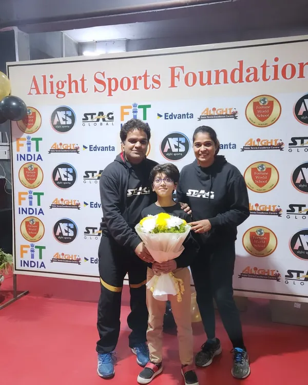 Celebrating our Foundation Day with our players and their families. We are now in our 7th year of excellence.