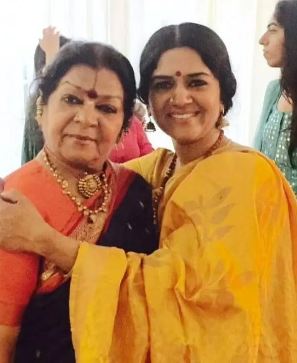 A cherished memory with my mother. Her presence is a constant source of strength and inspiration for me, and her influence is woven into every step I take.