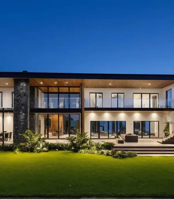 This 9,600 sq. ft. contemporary bungalow in Seattle is the ultimate retreat. The design features five bedrooms, a home office, a gym, and a breathtaking balcony overlooking the mountains, all unified by earthy tones that connect the home to its natural surroundings.