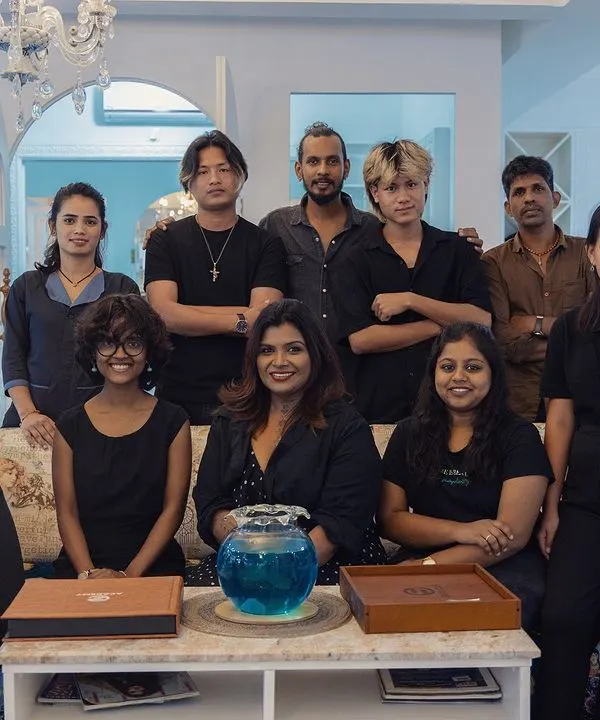 This is our team of certified trainers and staff at the Subzcanvas studio. We are all dedicated to providing you with the best hands-on nail art education in Bangalore.
