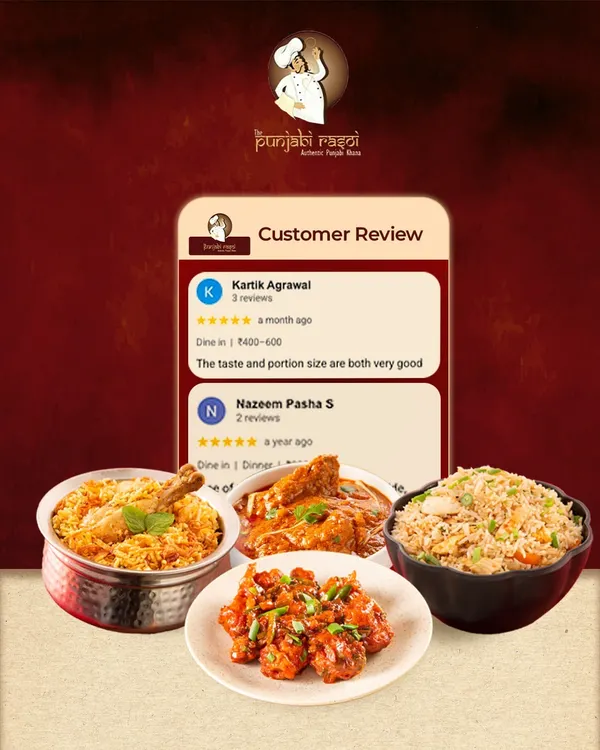 Our flavours speak for themselves, and so do our customers. We are proud to share these kind reviews about our food and portion sizes.