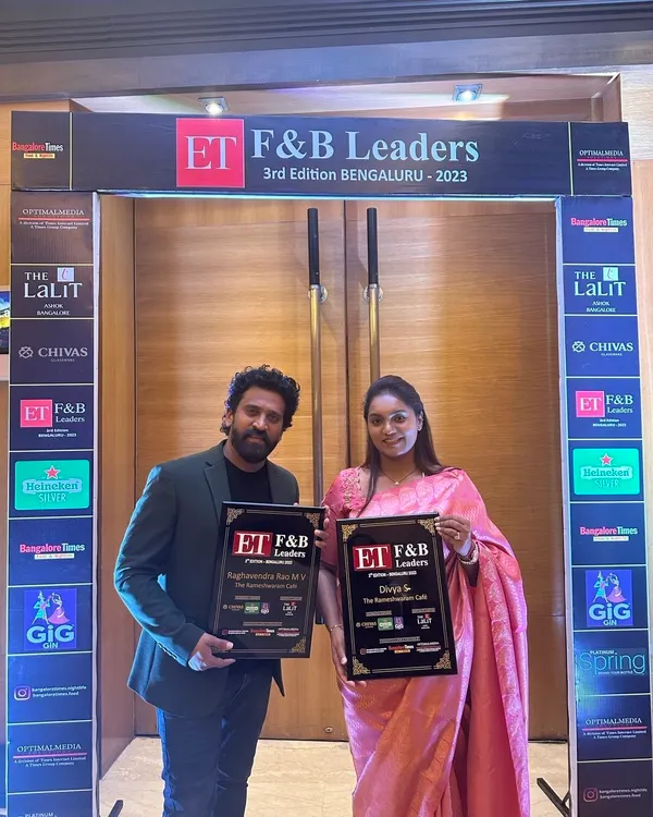 Honored to be recognized as an ET F&B Leader alongside my husband. These awards are a reflection of our commitment to quality, innovation, and building a strong brand.