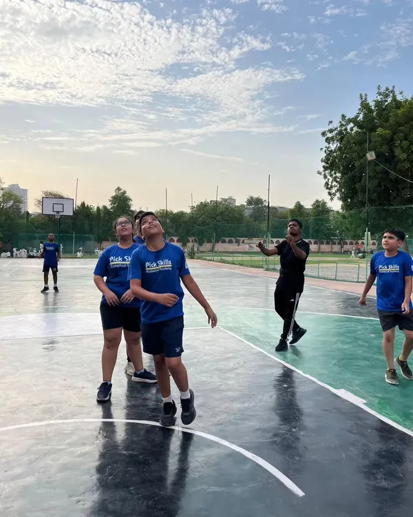 A moment of action during a practice game. Real-game experience is where skills are tested and game sense is developed. Our players learn to work together, communicate, and compete.