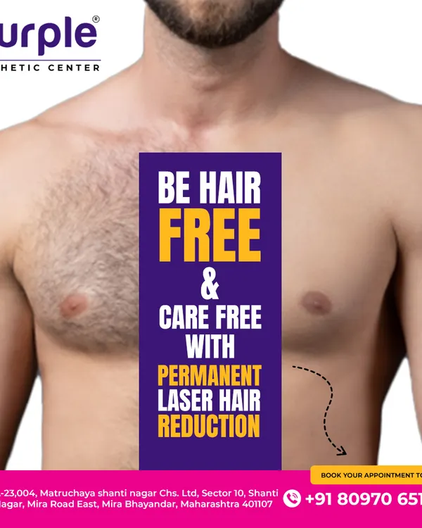 Be hair-free and carefree with our permanent laser hair reduction. This treatment offers a long-term solution to unwanted hair, giving you smooth skin without the daily hassle.