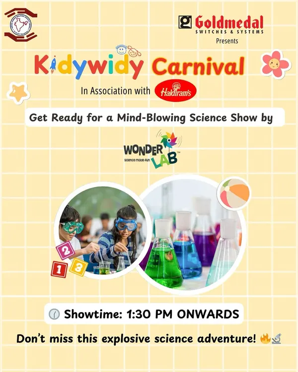 Get ready for an explosive science adventure with our partner WonderLab. We bring interactive and educational science shows to our carnivals, making learning a fun and memorable experience for kids of all ages.
