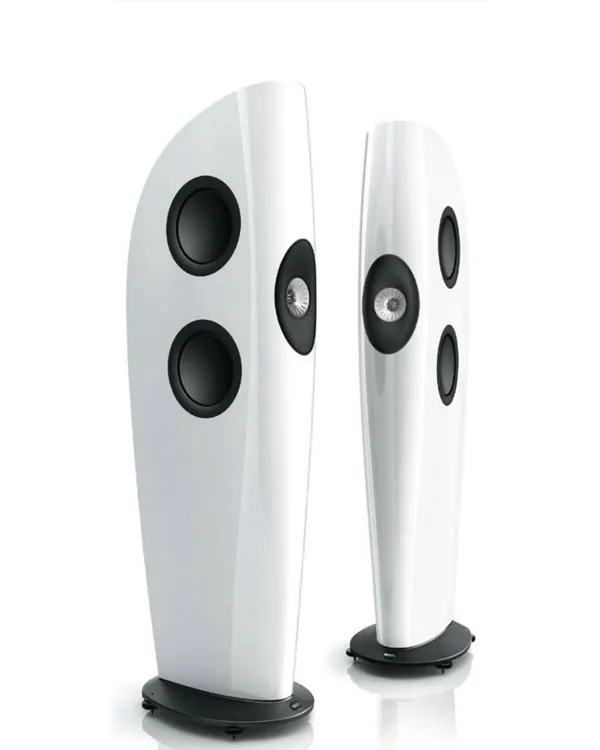 The KEF BLADE is an icon of loudspeaker design, where form and function converge. Its Single Apparent Source technology delivers exceptionally coherent and realistic sound. We recommend these floor-standing speakers for clients seeking a statement piece that offers a truly audiophile-grade listening experience.