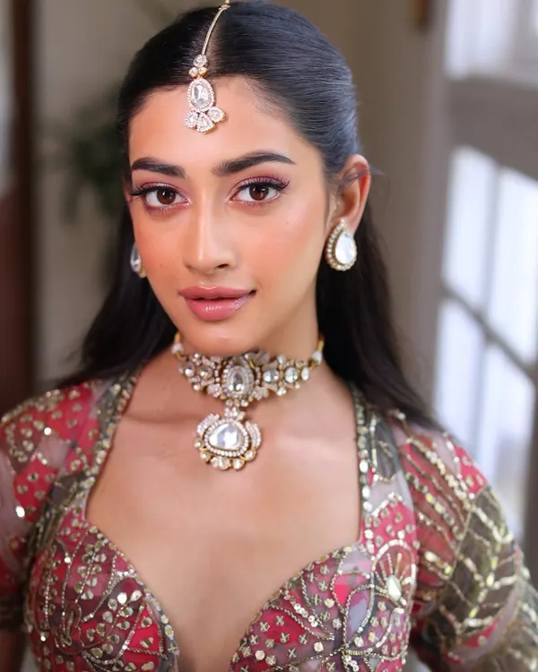 A close-up of a soft glam look created during our masterclass. Notice the clean, defined winged liner and the seamlessly blended eyeshadow, techniques we focus on perfecting.
