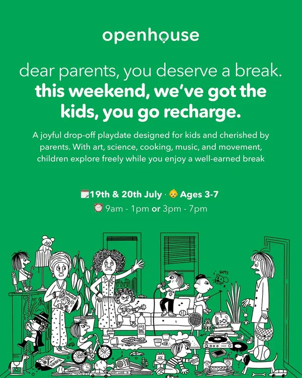 Parents, you deserve a break. Our "Parents Day Out" is a joyful drop-off playdate where kids explore art, science, and music while you get some well-earned time to recharge.