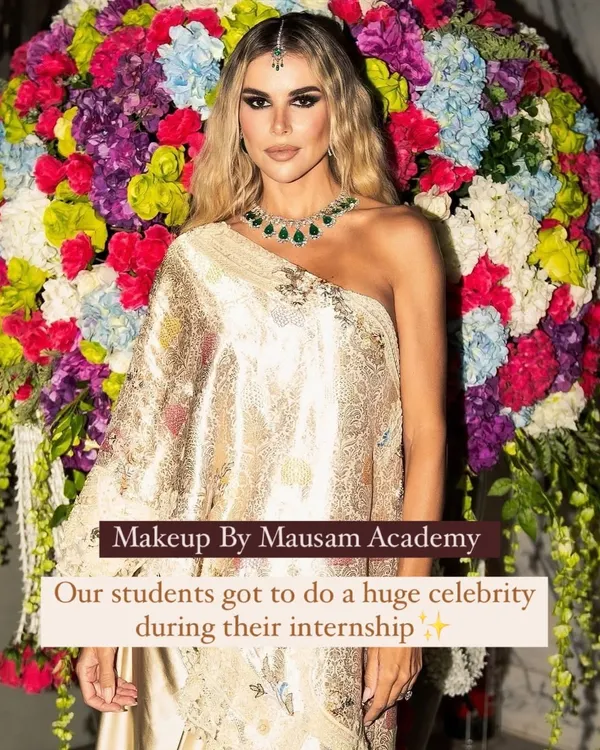 Our students got to do makeup on a huge celebrity during their internship. This was for the Ambani Wedding, giving them unparalleled industry exposure.