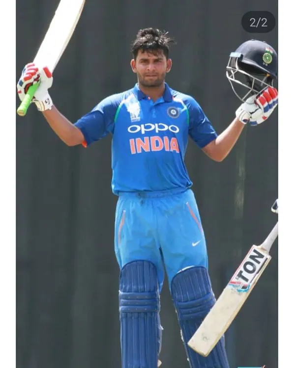This is the goal we work towards. One of our own, Himanshu Rana, proudly wearing the India U-19 jersey after a match-winning performance. We train players for the biggest stage.