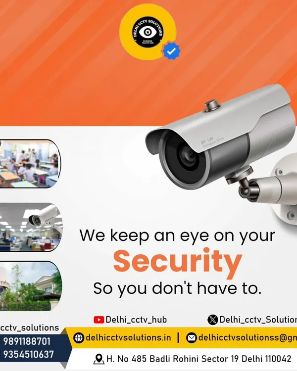 I keep an eye on your security, so you don't have to. This graphic shows examples of my installations in office, retail, and outdoor environments.