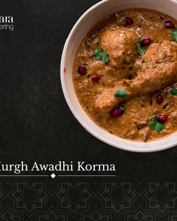 A royal Murgh Awadhi Korma. This rich and creamy chicken curry from the Awadhi cuisine is known for its aromatic spices and nutty base.