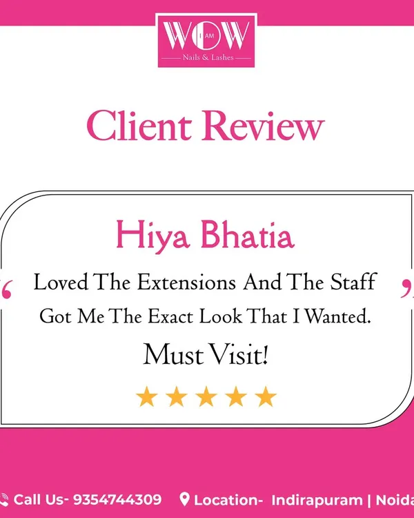 Thank you, Hiya! We are so happy you loved your extensions and that our staff could bring your vision to life. We can't wait to welcome you back!