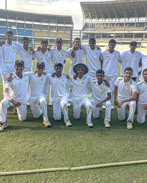 Posing with a youth cricket team after a successful campaign. It's incredibly rewarding to help shape the next generation of athletes and build their foundational skills.