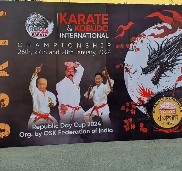 The banner for our RDC24 International Karate & Kobudo Championship. We are proud to host major events that bring together competitors from all over.