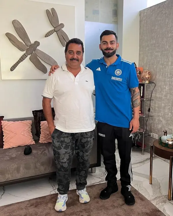 A proud moment with Virat Kohli. Seeing him become the best batsman in ODI cricket is a feeling of immense satisfaction for any coach.