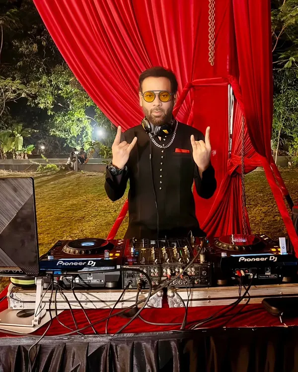 MUSIC is what I am. EVERYTHING is what I do. A shot of me at my console, ready to rock the party.