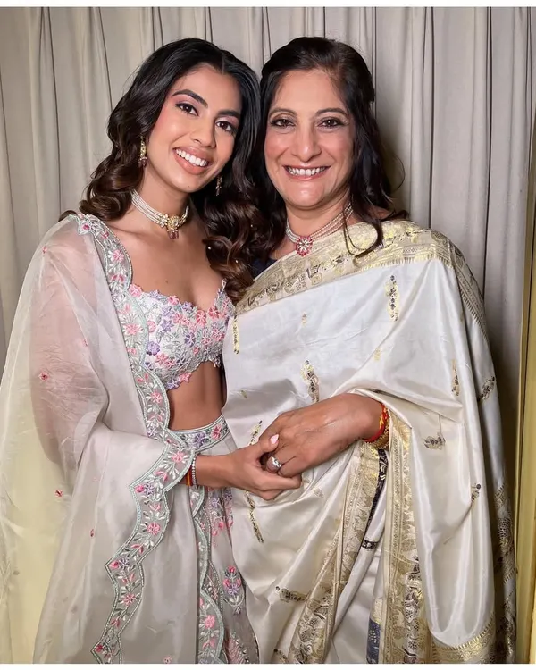 A beautiful moment between the bride and her mother at the engagement. I gave them both glowing, elegant makeup looks that complement each other perfectly.