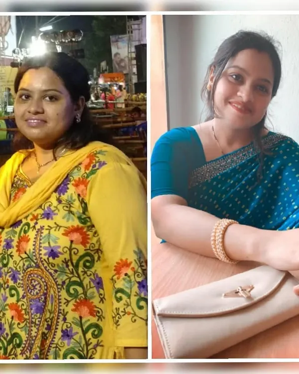 This is the wonderful result of a four month wellness journey. By focusing on a personalized diet plan and building sustainable habits, my client not only lost significant weight but also discovered a new level of confidence and happiness.
