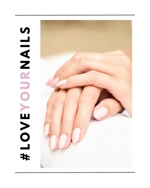 A simple, clean manicure featuring a soft, matte pink polish on natural nails. This style is all about understated elegance and is perfect for a professional and polished look.