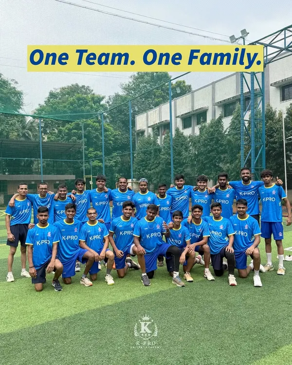 One Team. One Family. We train together, we rise together. This picture captures the spirit of unity and collective effort that defines our academy.