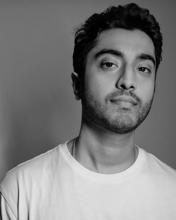 A simple, clean headshot. It’s a moment of calm amidst the usual chaos of gigs and projects.