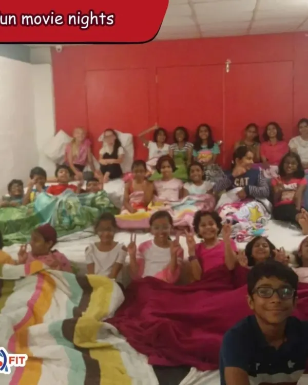 Fun movie nights are just one way we build our community. It is a chance for our gymnasts to relax, bond, and create lasting friendships outside of training.