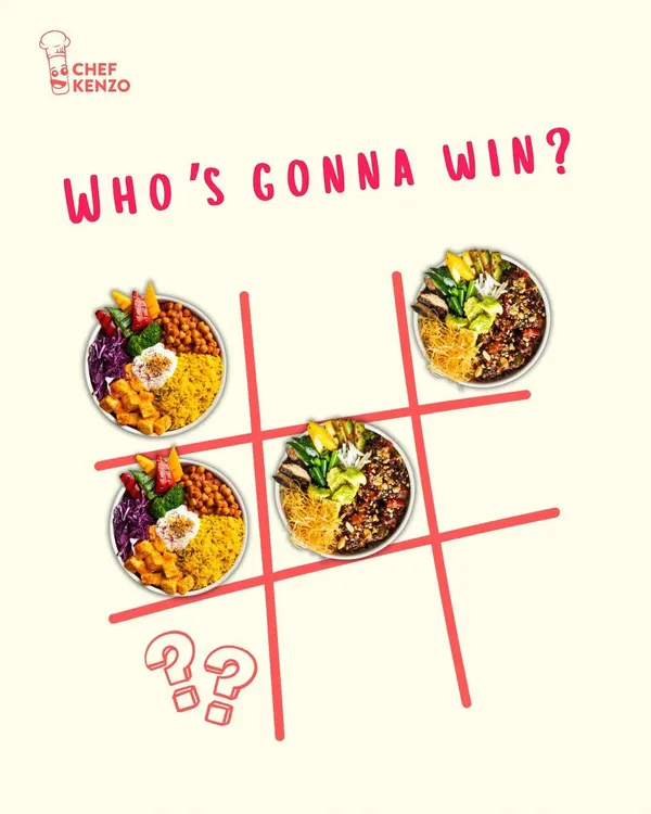 Who's gonna win? A fun tic-tac-toe game with two of my most popular bowls. It's always a tough choice.