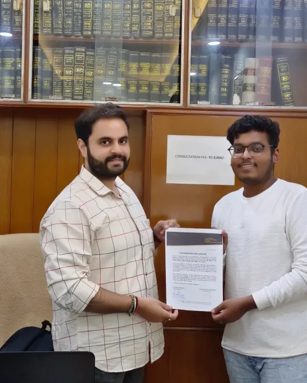 Congratulations to our intern on successfully completing his journey with us. His hard work and passion for justice have been impressive, and I am confident he is on his way to becoming a remarkable lawyer.