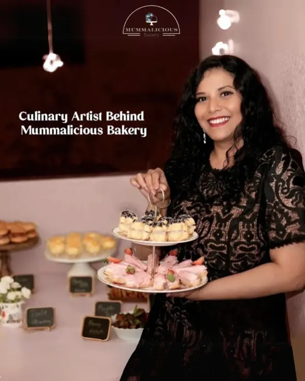 This is me, the culinary artist behind Mummalicious Bakery. I love creating desserts that not only taste amazing but also bring a little bit of joy and happiness to your day.