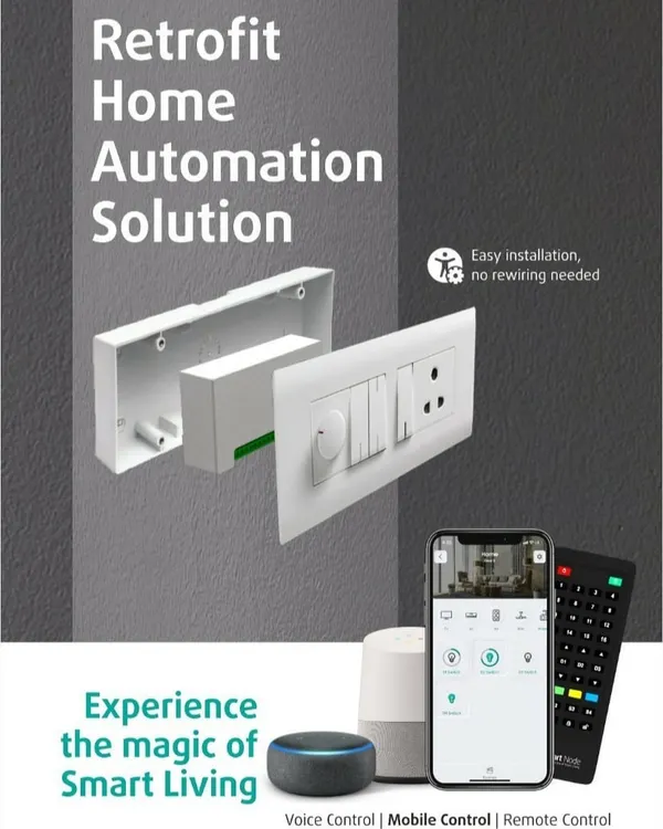 Worried about messy renovations? I specialize in retrofit home automation. This means I can make your home smart by fitting small modules behind your existing switches, with no need for new wiring or breaking walls.
