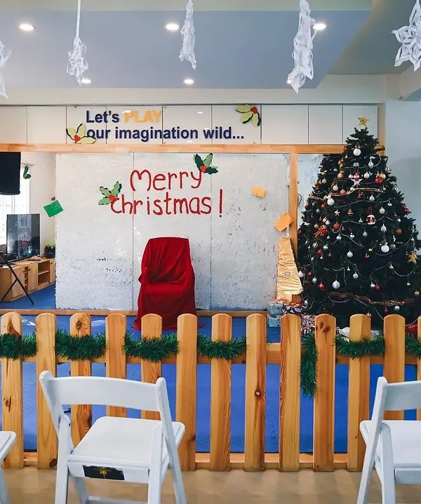 The stage is set for our annual Christmas party. I put a lot of love into creating reminiscent and magical atmosphere for the children and their families to enjoy.