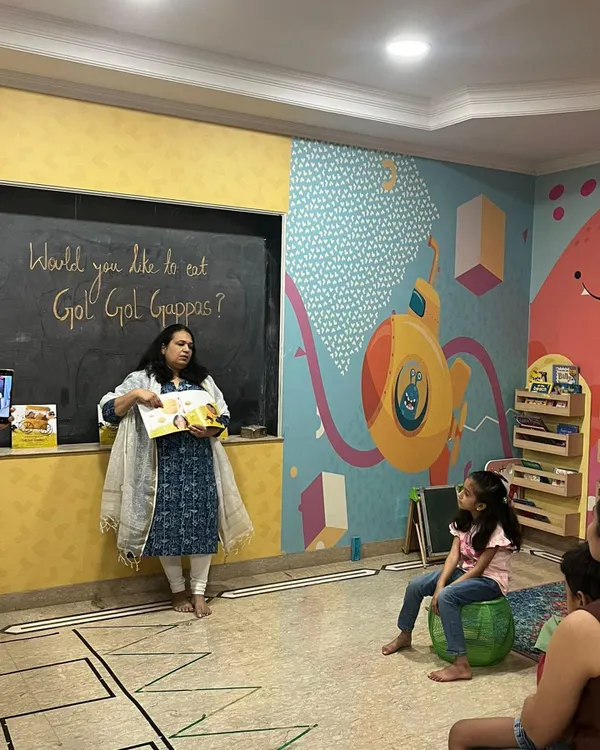 "Would you like to eat Gol Guppas?" Our yummilicious story session brings the joy of traditional Indian chaat to life, helping children connect with our culture and relive our childhood memories.