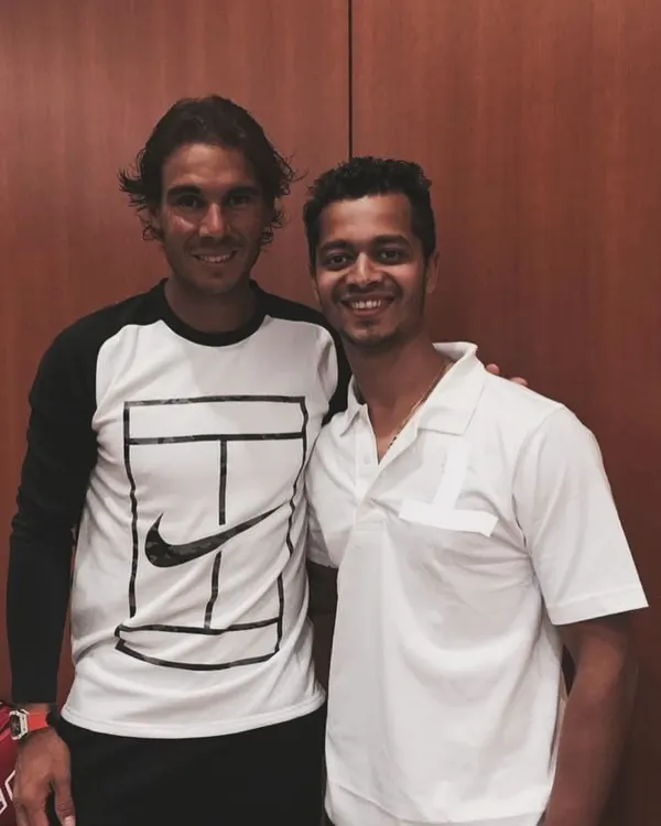 A throwback to the 2015 US Open with the legendary Rafael Nadal. It's an honor to have met and been inspired by one of the greatest athletes of all time. His legacy will inspire generations.