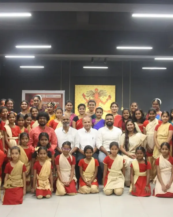 A group photo from our Bharatha Muni Jayanti celebration. It was an insightful day for all our students, connecting them to the ancient roots of Natyashastra.