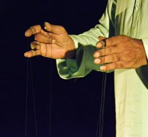 It all begins here, with our hands and the strings. This is the connection that gives life to the wood and cloth, turning a puppet into a character with a soul. This is the heart of traditional Rajasthani string puppetry.