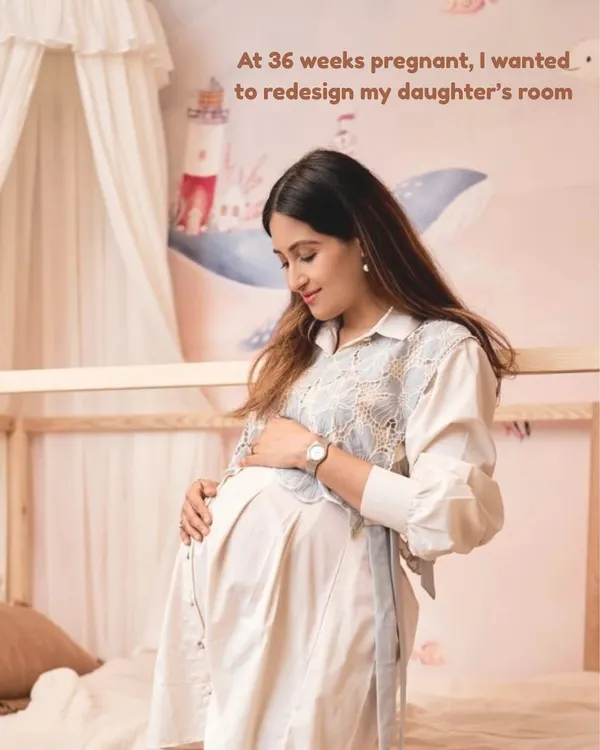 At 36 weeks pregnant, redesigning my daughter's room was a way to prepare our family for the new arrival. It was a special project to make her feel cherished before the baby came.