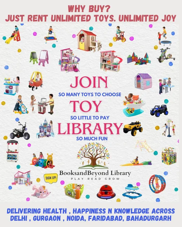 Welcome to a smarter way to play. I offer a huge collection of toys for every age and stage, so your child can enjoy endless variety without the clutter and cost of buying.