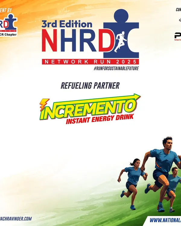 Welcoming Incremento as the Refueling Partner for the NHRD Network Run, ensuring our runners stay energized.