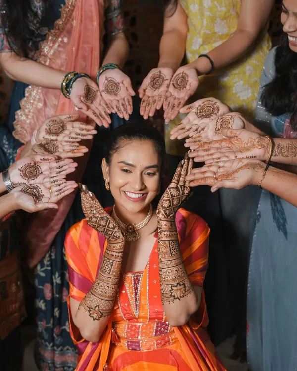 The bride surrounded by her tribe. It's always so much fun creating matching minimal designs for the bridesmaids to celebrate with the bride.