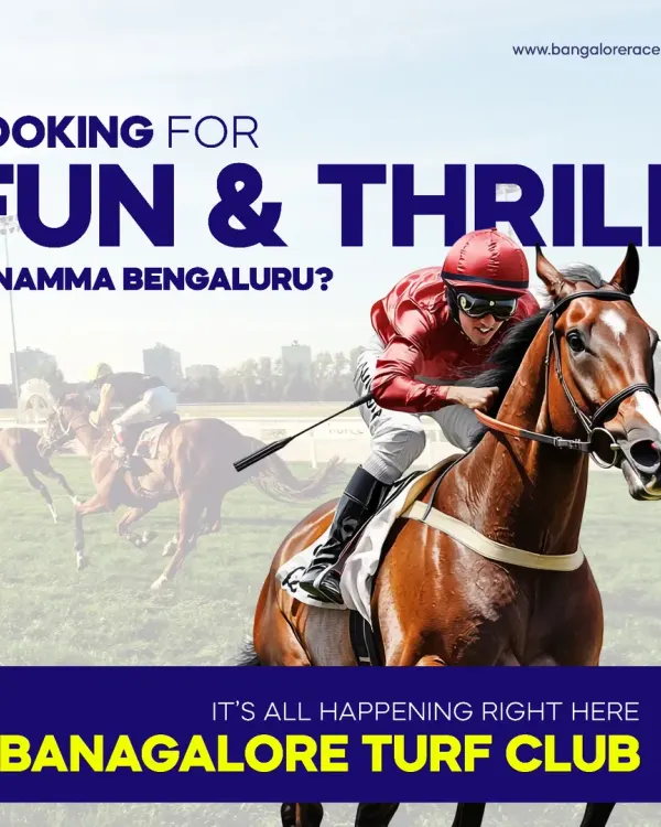 Looking for fun and thrill in Namma Bengaluru? It's all happening right here at the Bangalore Turf Club.